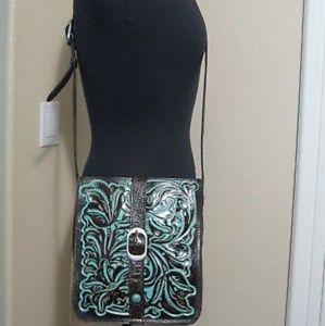 Patricia Nash Venezia Turquoise crossbody
